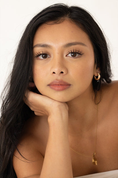Moonlight | Brown Camellia Lash Trays (0.07)