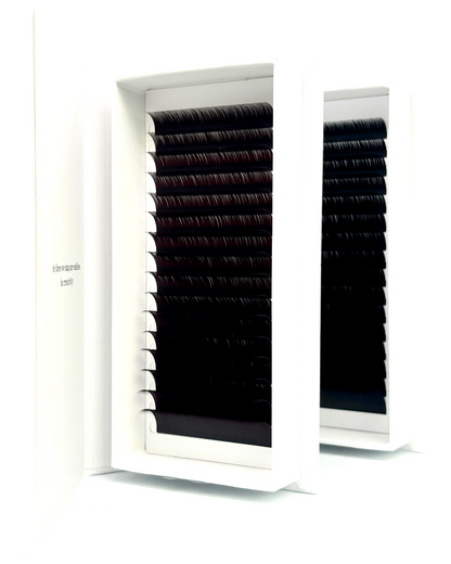 Moonlight | Brown Camellia Lash Trays (0.07)